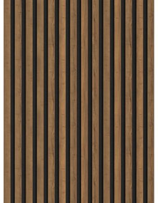 Mexen Lam-F lamele ścienne akustyczne 275 x 31,5 cm, filc 6 mm, Dąb Mocca - S105-275317-2812-074