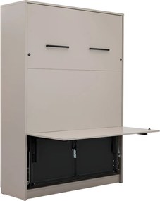 Łóżko w szafie/półkotapczan z rozkładanym biurkiem Genius 120x200 | 140x200 kolory matowe z szafami do wyboru