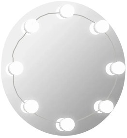 Ścienne okrągłe lustro LED 50cm G6-W49