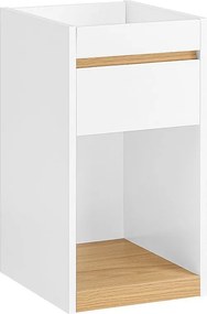 SoBuy Stolik kawowy z szufladą, Stolik nocny FBT137-W