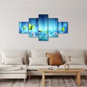 Obraz - Mistyczna leśna polana (125x70 cm)