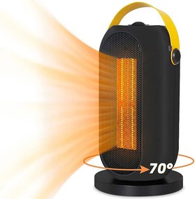 NETTLIFE Termowentylator z zabezpieczeniem przed przegrzaniem 1200 W, przenośny