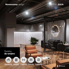 Szafa socjalna czterokomorowa Julia 80x45x185 cm szara