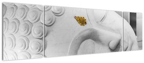 Obraz - Biały Budda (170x50 cm)