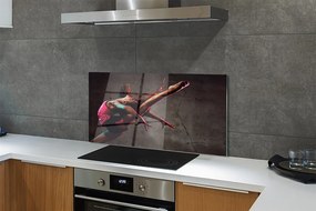 Szklany Panel Akrobatyczny Szpagat