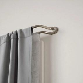 Regulowany podwójny karnisz ze stali nierdzewnej 107 - 305 cm Midnight – Umbra