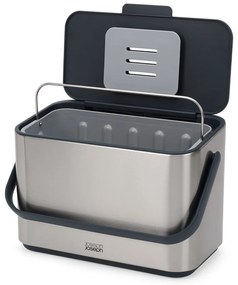 Pojemnik na odpadki organiczne w kolorze srebra 4 l Collect – Joseph Joseph