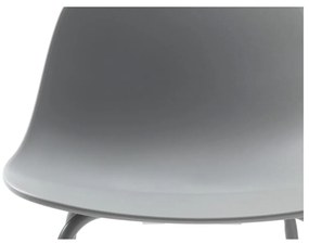 Szary plastikowy hoker 92,5 cm Whitby – Unique Furniture