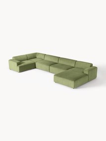 Sofa narożna XL ze sztruksu Melva