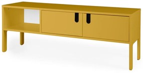 Żółta komoda pod TV Tenzo Uno, szer. 137 cm