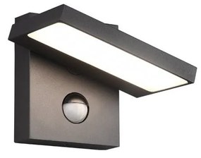 Lampa zewnętrzna LED z czujnikiem ruchu (wysokość 12 cm) Horton – Trio