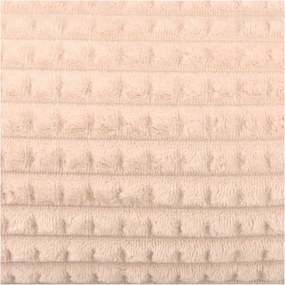 Koc kostka kremowy 200x220cm Miękki Przytulny delikatny do Salonu Sypialni