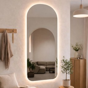 Lustro portalowe dekoracyjne z podświetleniem  ARCH Soft LED XXL| Różne rozmiary | Różne kolory