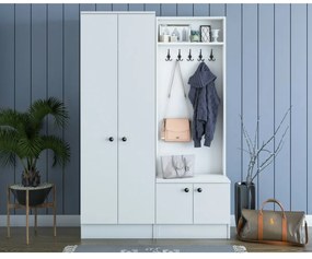 Zestaw do przedpokoju Mia White