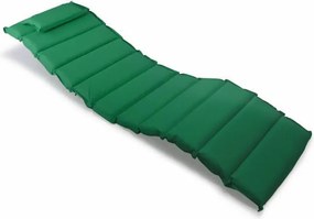 Poduszka na leżak Garthen - ciemnozielony