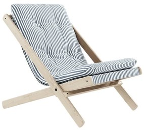 Fotel rozkładany Karup Design Boogie Raw/Beach Blue