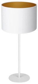 Lampa stołowa ARDEN 1xE27/60W/230V śr. 25 cm biały/złoty