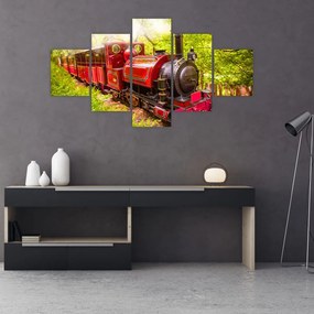 Obraz pociągu parowego (125x70 cm)