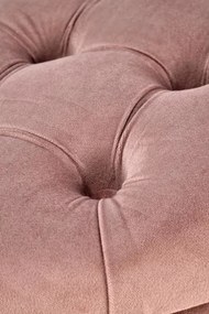 Pufa NUNEZ VELVET różowa ze schowkiem HALMAR
