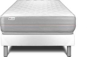 lózka z materacem VITALMEMO 120 x 200 cm Rama lózka Bialy