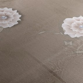 Obraz - Draperie z kwiatami (70x50 cm)