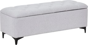 Ławka ze schowkiem – Tkanina – Beżowa - SABILO