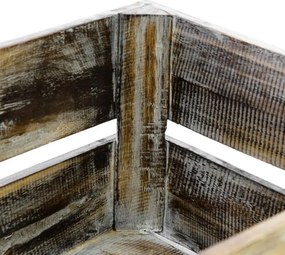 Pudełko DIVERO Vintage, brązowe, 36 cm x 17 cm