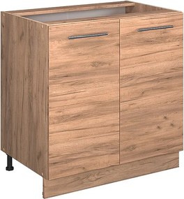 Szafki kuchenne złoty dąb energetyczny 80x60x82 fame-line