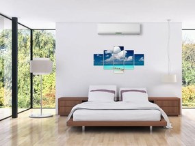 Obraz - Tropikalna plaża (125x70 cm)