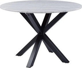 Designerski stół do jadalni z blatem w imitacji marmuru Heaven
