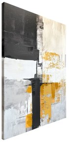 Obraz z ręcznie malowanymi elementami 70x100 cm Jade – Styler