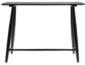 Stół konsolowy czarny dąb 100x44,5 cm Bast - Villa Collection