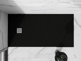 Mexen Stone+ brodzik kompozytowy prostokątny 200 x 90 cm, czarny - 44709020