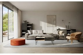Czarny matowy regał 100x147 cm Nina – TemaHome