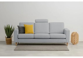 Szara sofa 217 cm Focus – Scandic