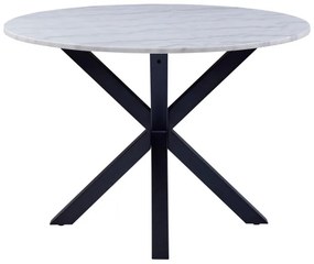 Stół z marmurowym blatem Actona Heaven, ⌀ 110 cm