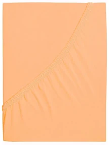 Łososiowe prześcieradło z gumką 120x200 cm – B.E.S.