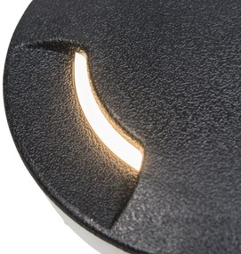Zewnetrzna Nowoczesny zewnętrzny reflektor naziemny czarny w komplecie z LED IP67 - Ceci 2 Nowoczesny Oswietlenie zewnetrzne