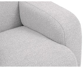 Jasnoszara sofa z materiału bouclé 235 cm Molino – Micadoni Home