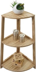 Półka narożna MCW-K44, naturalny brąz