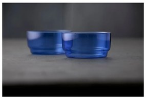 Niebieskie szklane miski zestaw 2 szt. 500 ml Torino – Lyngby Glas