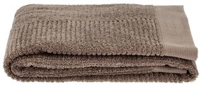 Szarobrązowy bawełniany ręcznik frotte 50x70 cm Classic – Zone