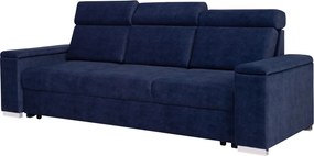 Sofa 3 os. z funkcją spania i ruchomymi zagłówkami Swing