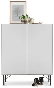 Czarno-biała wysoka komoda 91x111 cm Edge by Hammel – Hammel Furniture
