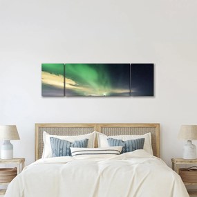 Obraz zorzy polarnej (170x50 cm)