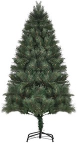 HOMCOM Choinka Ø90 x 180 cm, sztuczna jodła, realistyczne igły, Zielony | Aosom PL