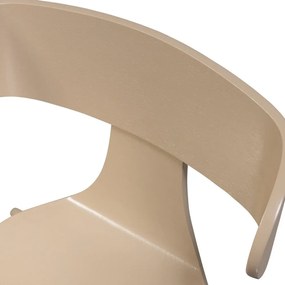 Krzesło sztaplowane w dekorze jesionu w naturalnym kolorze Form – WOOOD