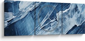 Obraz - Szczegół obrazu (z zegarem) (90x30 cm)
