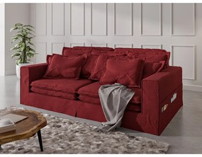 Czerwona sofa 236 cm Nora – Ropez