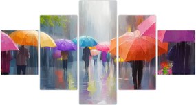 Obraz - Deszczowy dzień (125x70 cm)